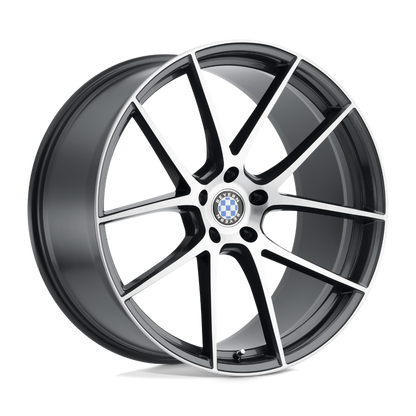 Beyern RITZ 18X8.5 15 5X120/5X4.72 GLOSS GUNMETAL W/ BRUSHED FACE