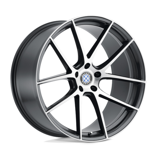 Beyern RITZ 18X8.5 15 5X120/5X4.72 GLOSS GUNMETAL W/ BRUSHED FACE