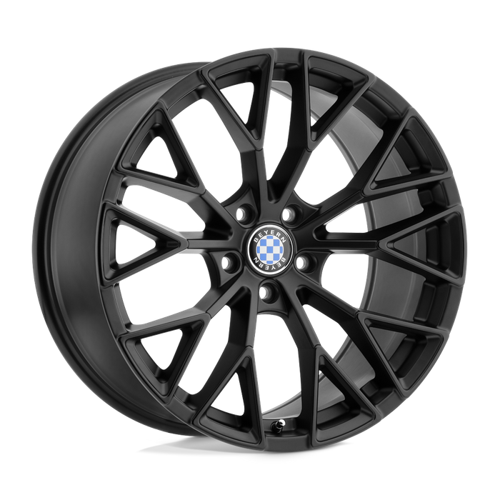 Beyern ANTLER 18X9.5 25 5X120/5X4.72 DOUBLE BLACK - MATTE BLACK W/ GLOSS BLACK FACE