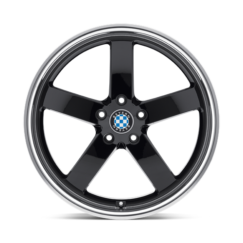 Beyern RAPP 18X8.5 15 5X120/5X4.72 GLOSS BLACK W/ MIRROR CUT LIP