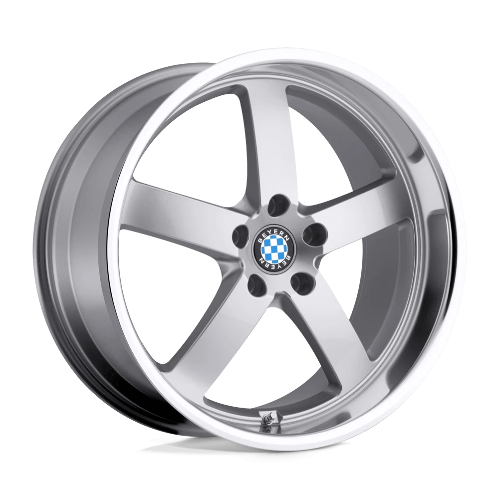 Beyern RAPP 20X8.5 20 5X120/5X4.72 SILVER W/ MIRROR CUT LIP
