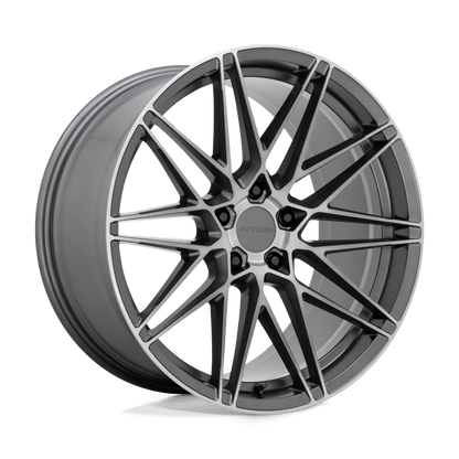 Beyern DAMON 20X10 35 5X120/5X4.72 MATTE GUNMETAL WITH BRUSHED FACE