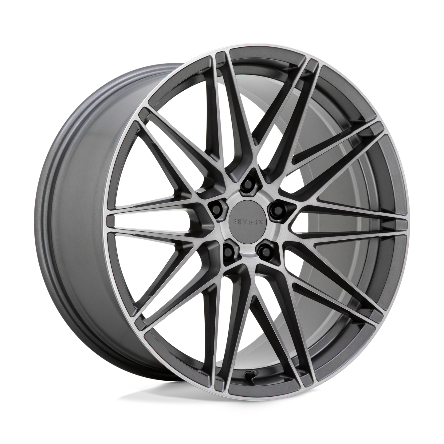 Beyern DAMON 18X8.5 20 5X112/5X112 MATTE GUNMETAL WITH BRUSHED FACE