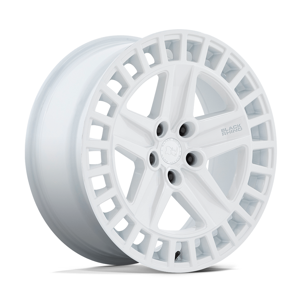 BLACK RHINO ALSTON 20X8.5 25 5X114.3 GLOSS WHITE