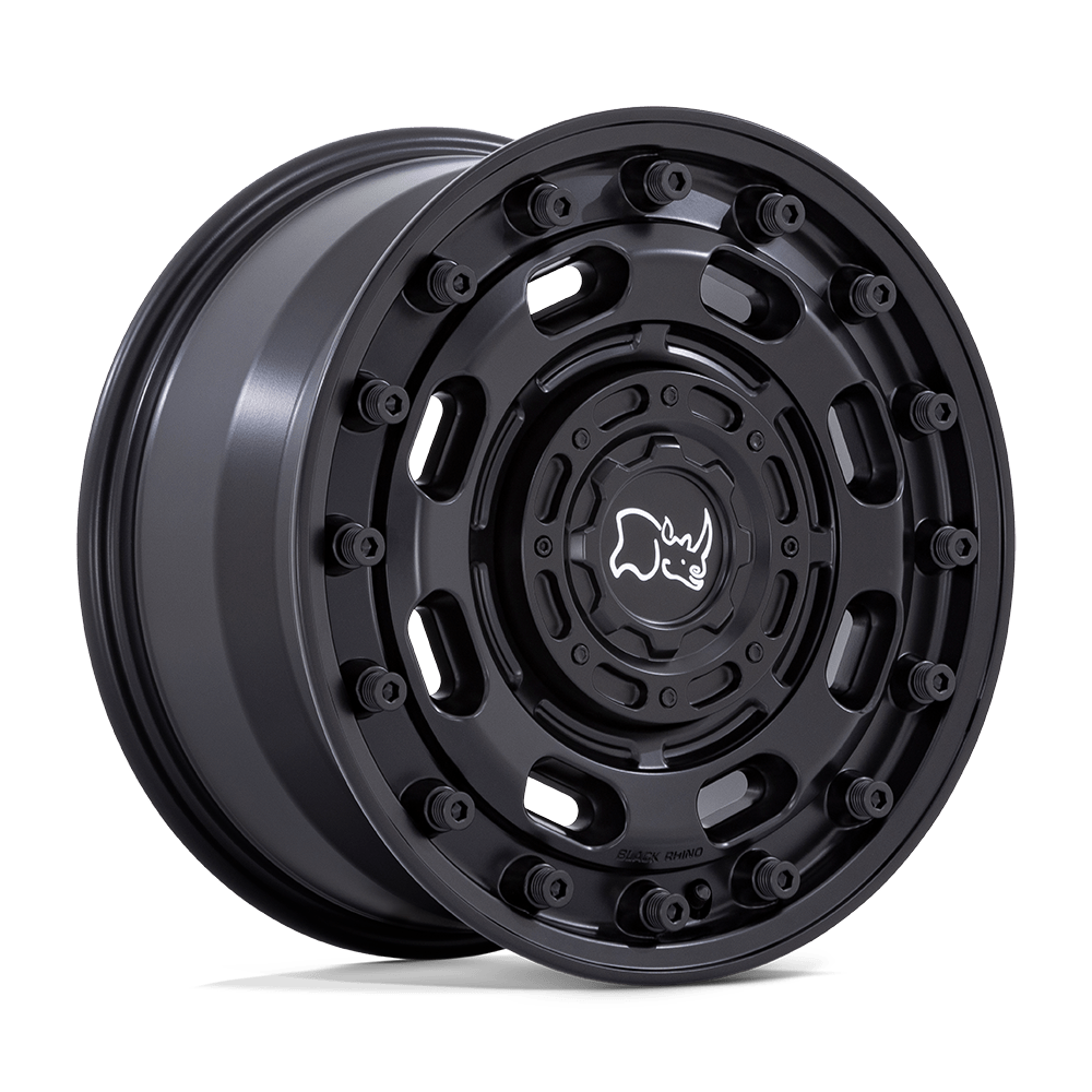BLACK RHINO ATLAS 17X8 38 6X130 MATTE BLACK