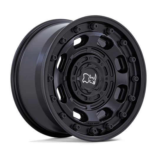 BLACK RHINO ATLAS 16X8 38 6X130 MATTE BLACK