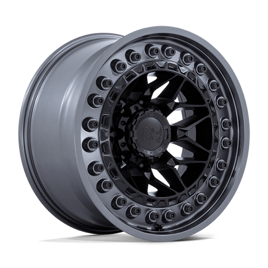 BLACK RHINO ALPHA 18X9 20 8X170 MATTE BLACK WITH GUNMETAL LIP