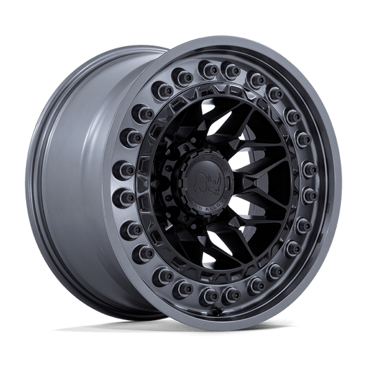 BLACK RHINO ALPHA 18X9 20 6X139.7 MATTE BLACK WITH GUNMETAL LIP