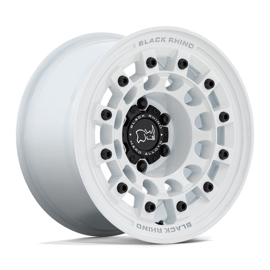 BLACK RHINO FUJI 17X8 38 5X127 GLOSS WHITE