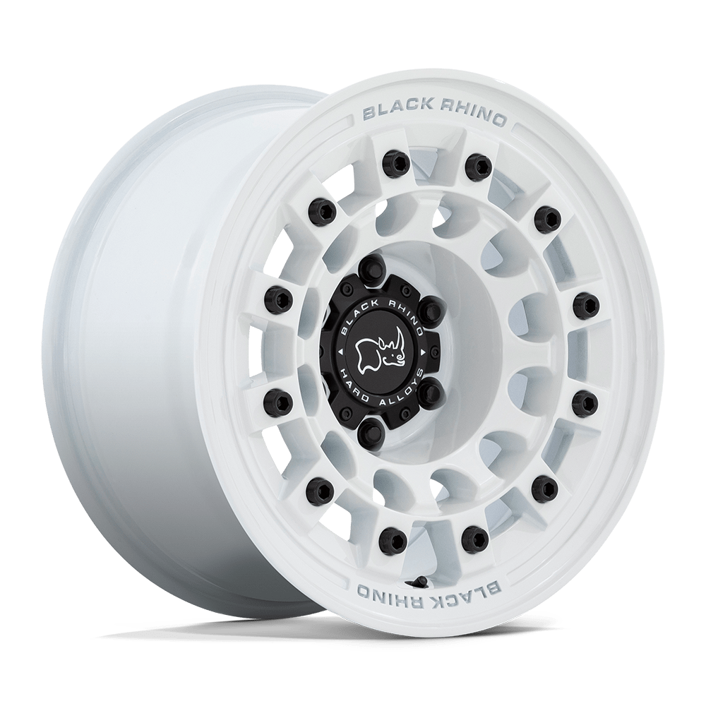 BLACK RHINO FUJI 17X8 38 5X114.3 GLOSS WHITE