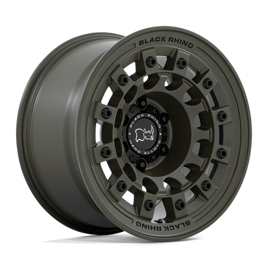 BLACK RHINO FUJI 17X8 38 5X127 OLIVE DRAB GREEN