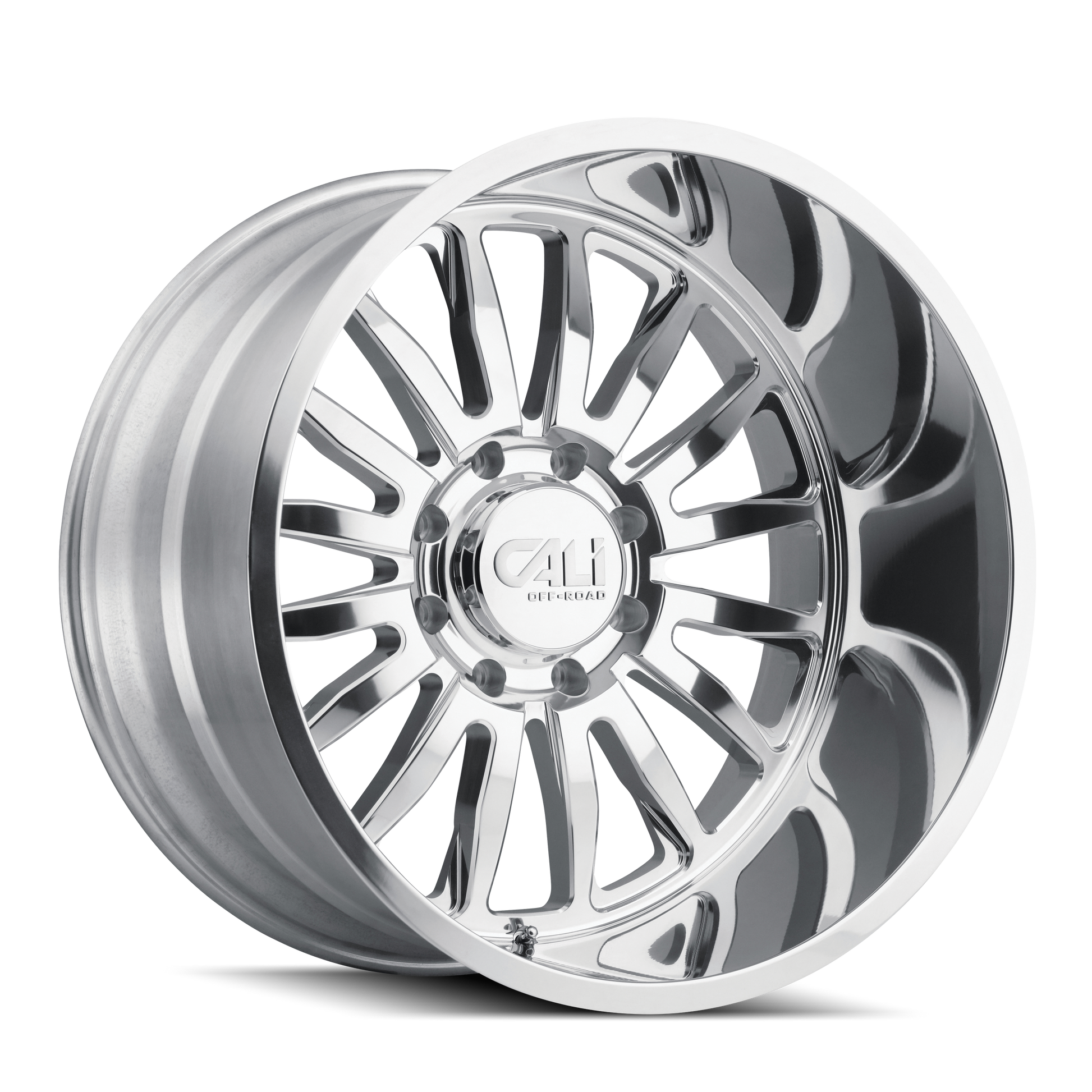 CALI OFF-ROAD SUMMIT 9110 24X14 -76MM 8x180 124.1MM POLISHED/MILLED SPOKES