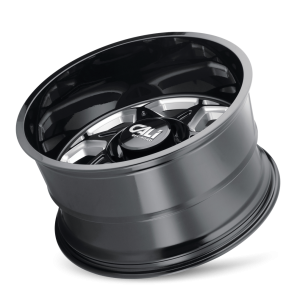 CALI OFF-ROAD SEVENFOLD 9111 22X12 -51MM 6x135 87.1MM GLOSS BLACK/MILLED SPOKES