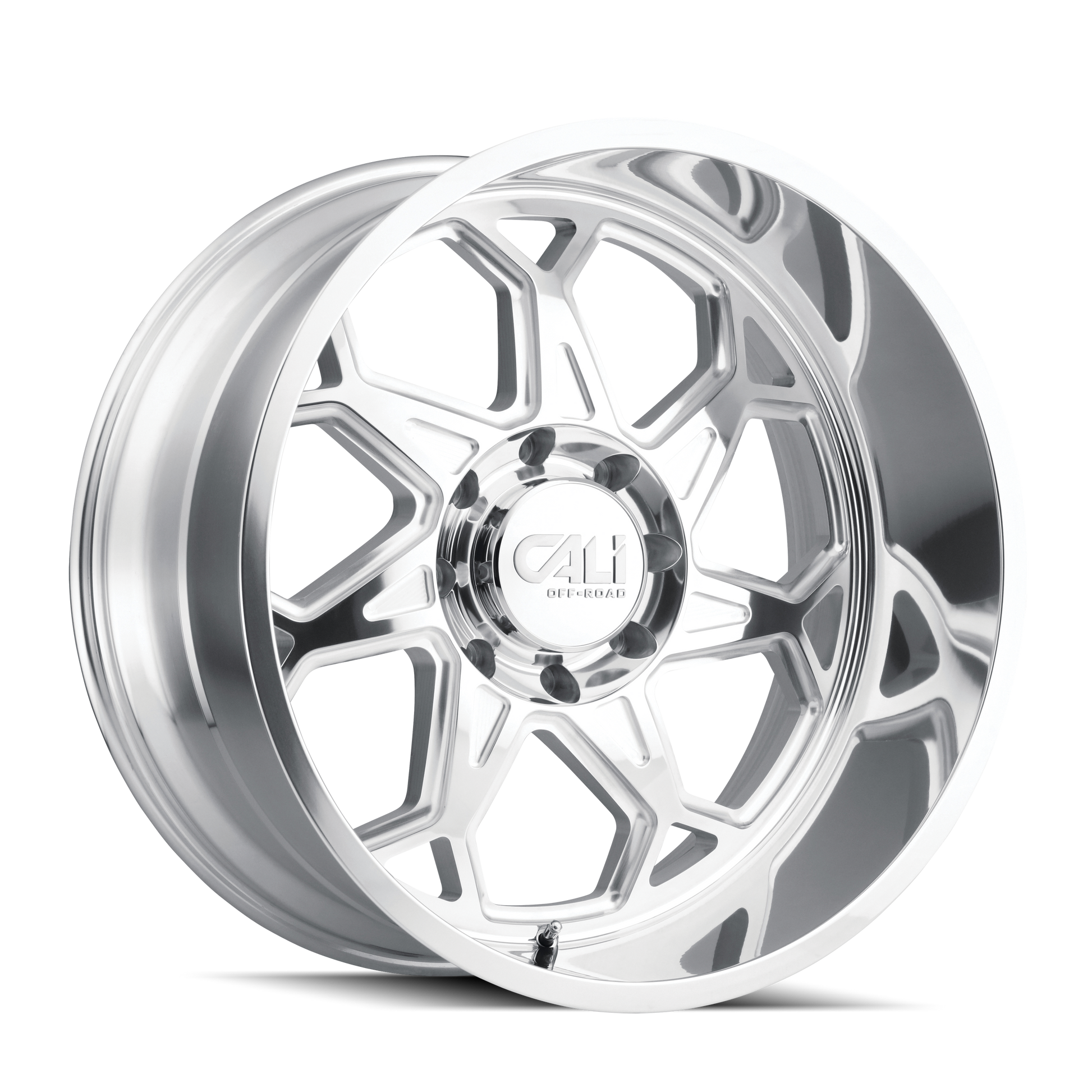 CALI OFF-ROAD SEVENFOLD 9111 20X12 -51MM 8x170 130.8MM POLISHED/MILLED SPOKES