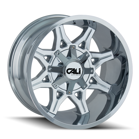 CALI OFF-ROAD OBNOXIOUS 9107 20X10 -19MM 6x135/6x139.7 106MM CHROME