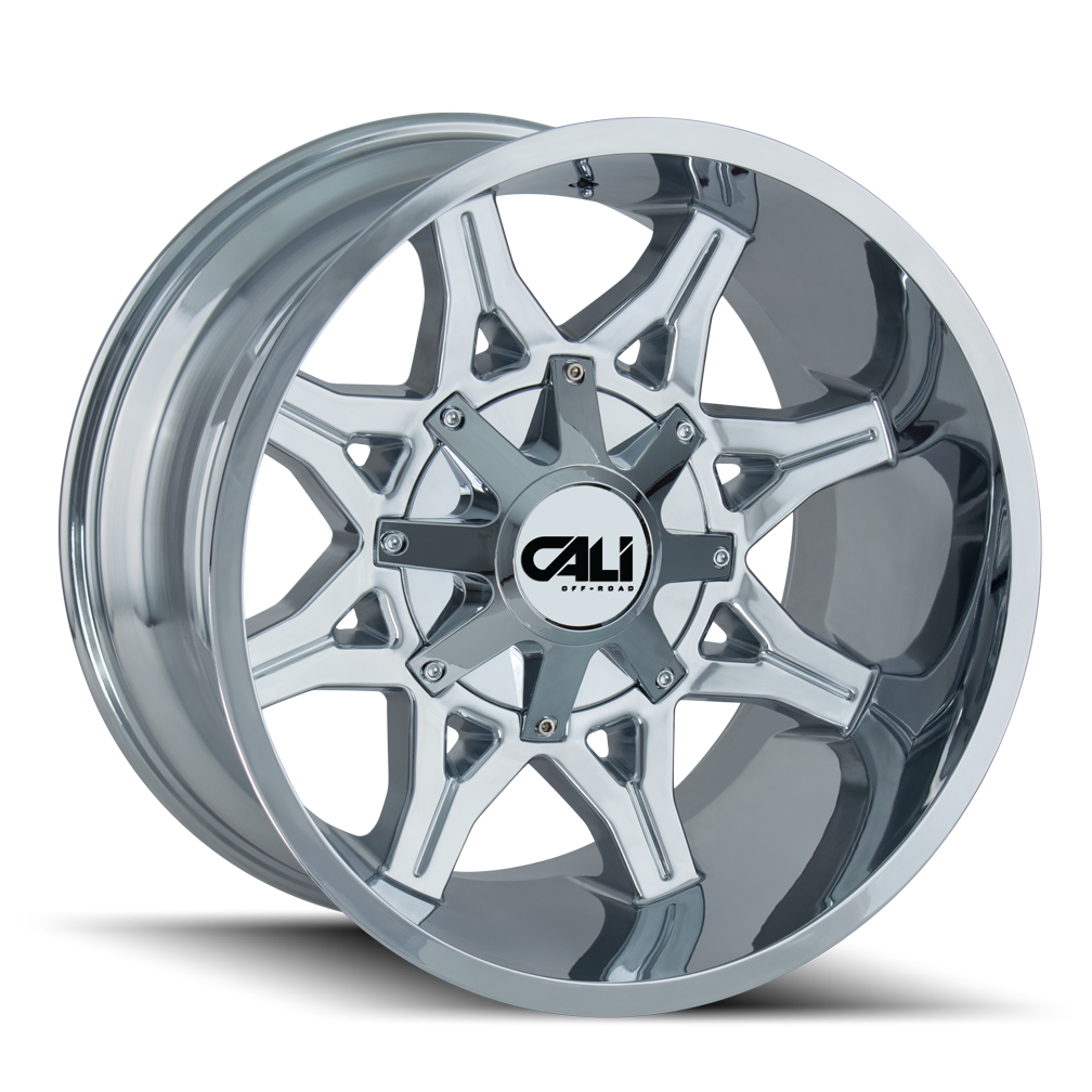 CALI OFF-ROAD OBNOXIOUS 9107 24X12 -44MM 8x180 124.1MM CHROME