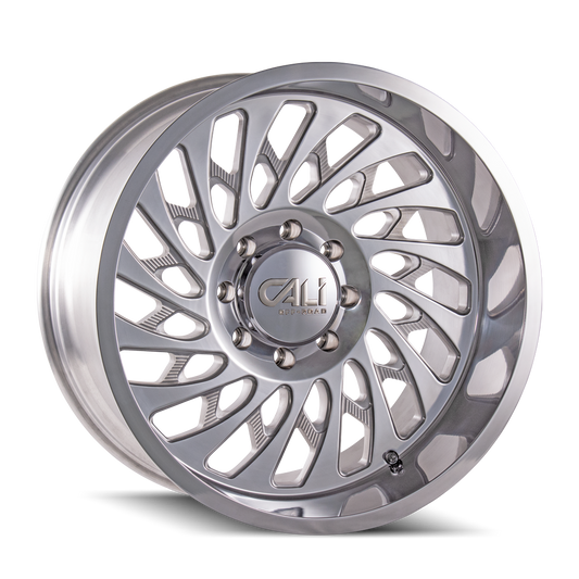 CALI OFF-ROAD SWITCHBACK 9108 20X12 -51MM 6x139.7 106MM POLISHED/MILLED SPOKES