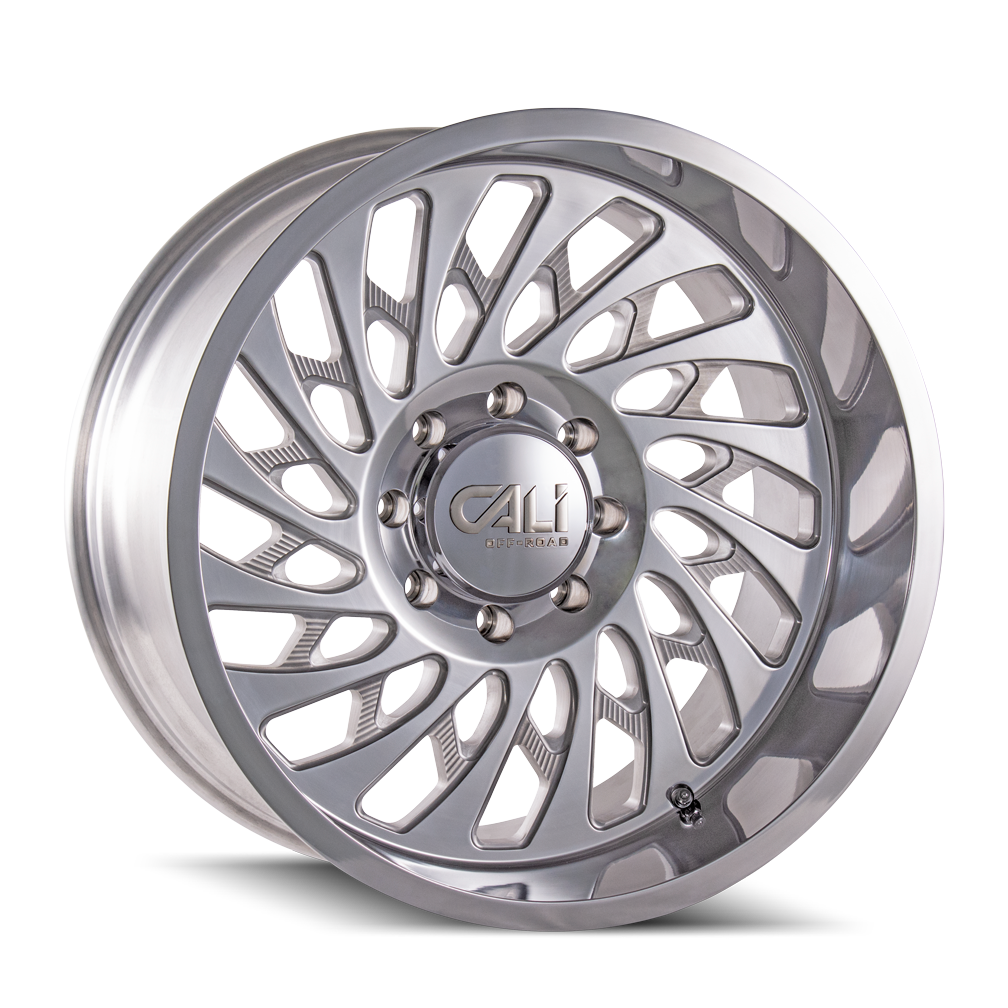 CALI OFF-ROAD SWITCHBACK 9108 20X12 -51MM 8x170 130.8MM POLISHED/MILLED SPOKES