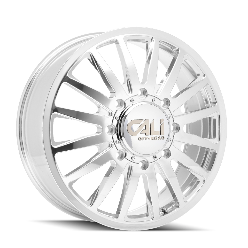 CALI OFF-ROAD SUMMIT DUALLY 9110D 20X8.25 115MM 8x200 142MM POLISHED/MILLED SPOKES
