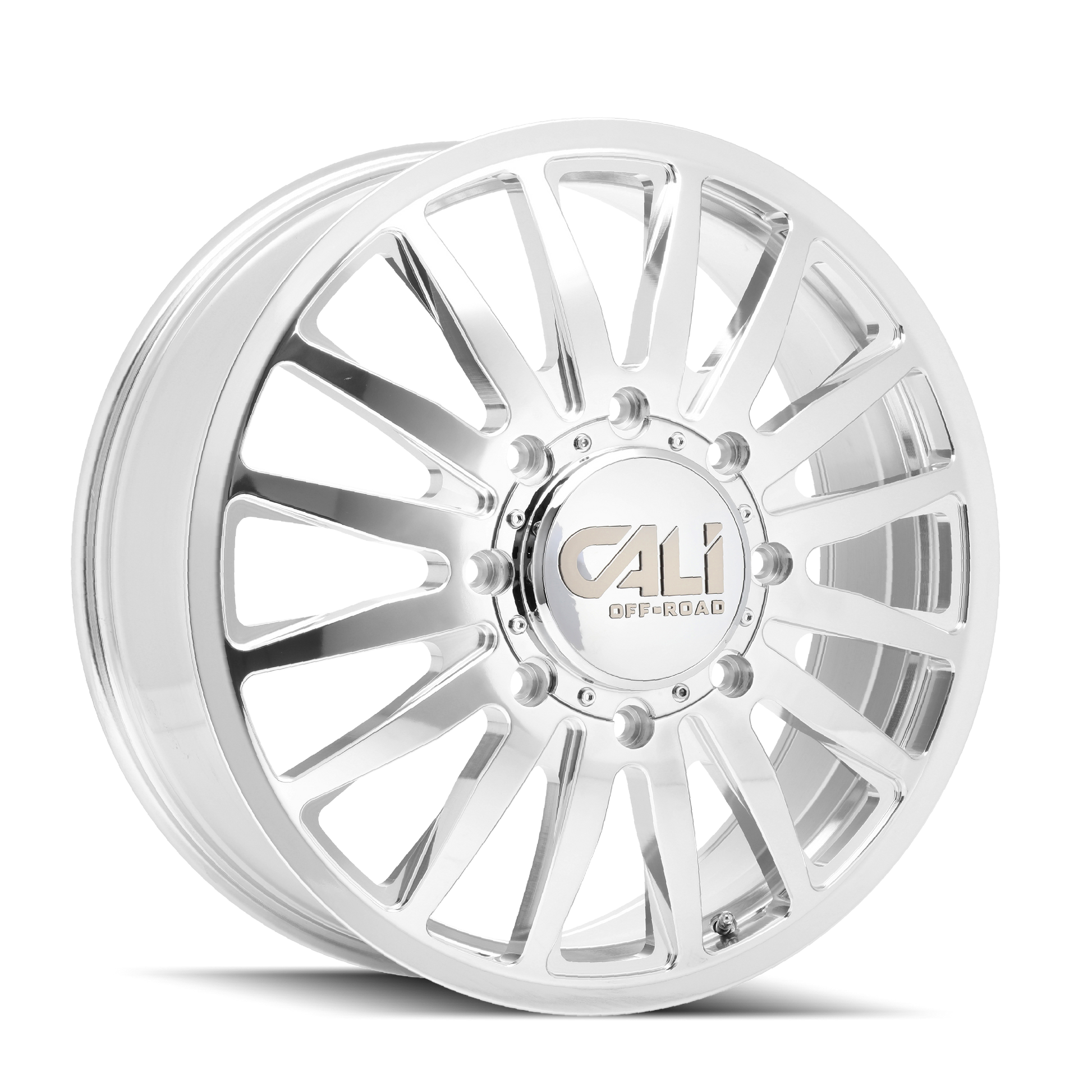CALI OFF-ROAD SUMMIT DUALLY 9110D 22X8.25 115MM 8x165.1 121.3MM POLISHED/MILLED SPOKES