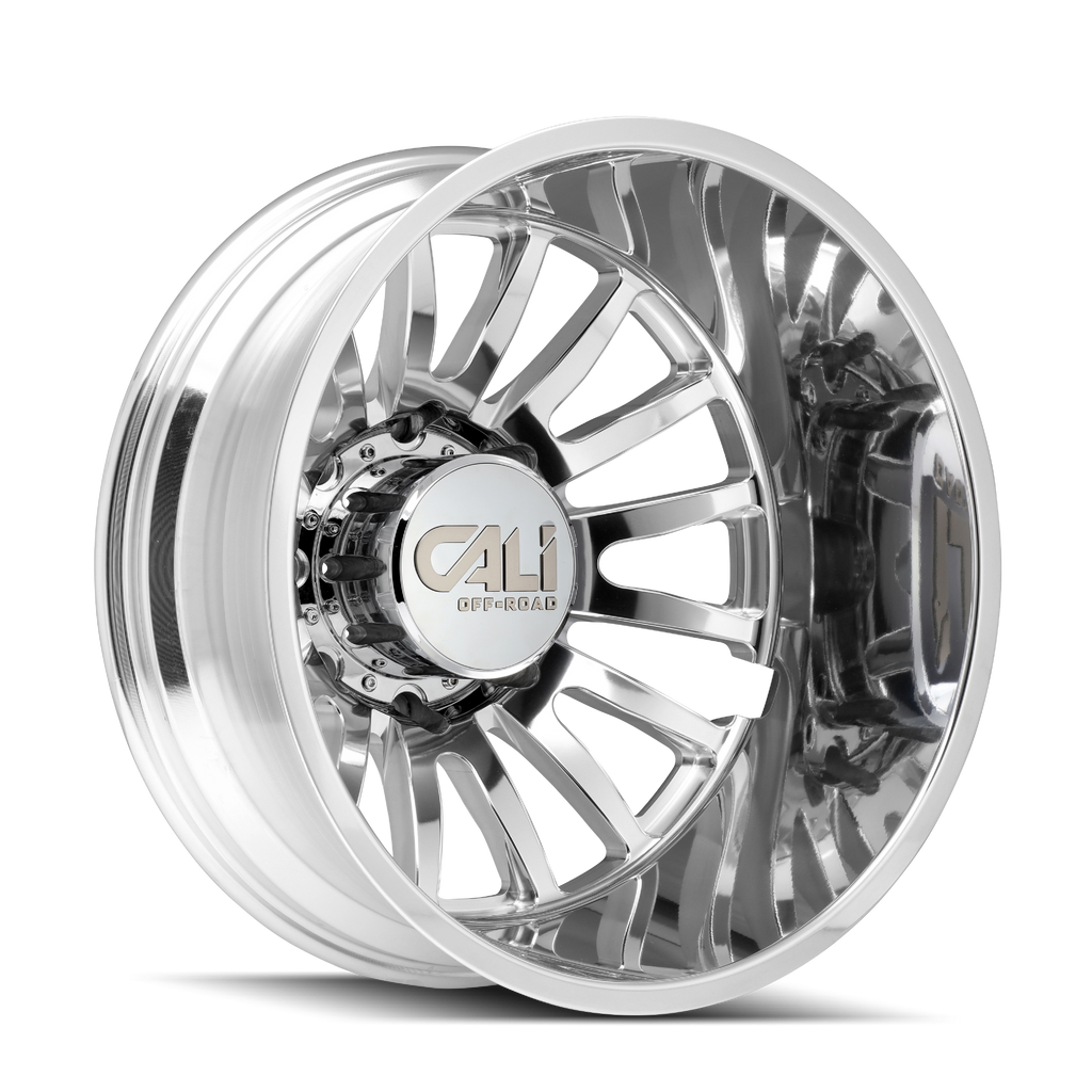 CALI OFF-ROAD SUMMIT DUALLY 9110D 20X8.25 -192MM 8x170 124.9MM POLISHED/MILLED SPOKES