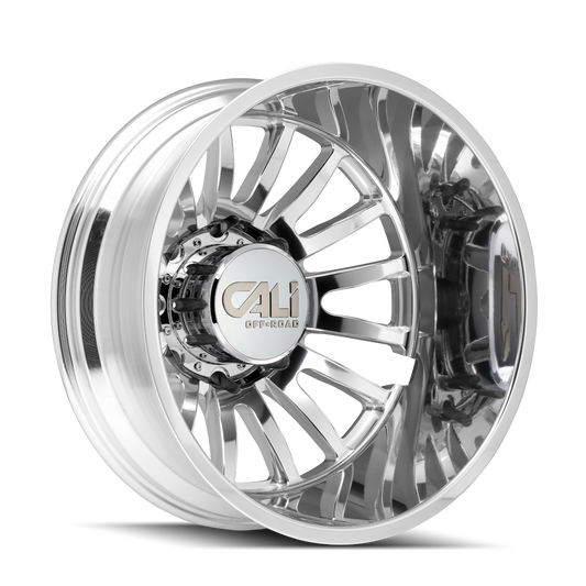 CALI OFF-ROAD SUMMIT DUALLY 9110D 20X8.25 -192MM 8x200 142MM POLISHED/MILLED SPOKES