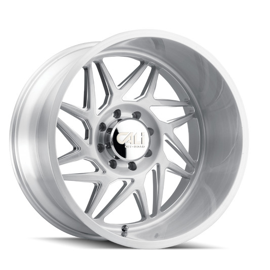 CALI OFF-ROAD GEMINI 9112 20X12 -51MM 8x170 125.2MM BRUSHED CLEAR GLOSS