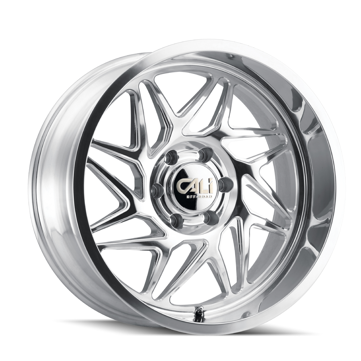 CALI OFF-ROAD GEMINI 9112 20X12 -51MM 6x135 87.1MM POLISHED/MILLED SPOKES