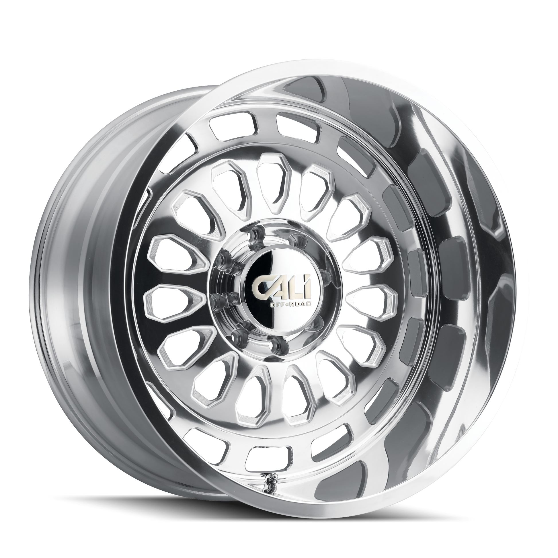 CALI OFF-ROAD PARADOX 9113 20X12 -51MM 8x165.1 125.2MM POLISHED/MILLED SPOKES
