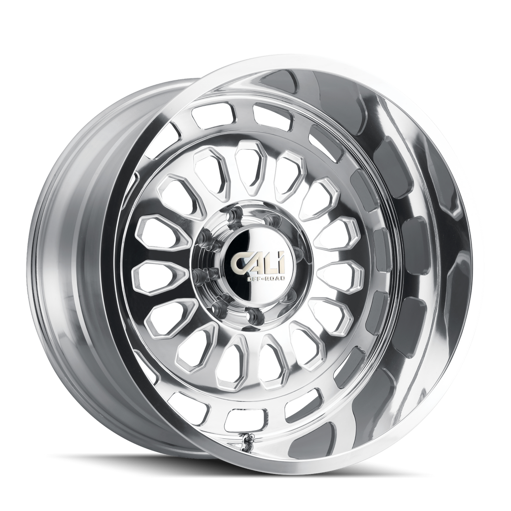 CALI OFF-ROAD PARADOX 9113 20X12 -51MM 8x165.1 125.2MM POLISHED/MILLED SPOKES