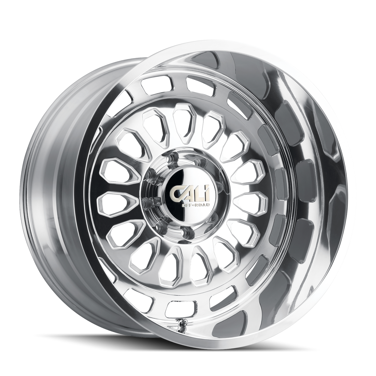 CALI OFF-ROAD PARADOX 9113 22X12 -51MM 8x165.1 125.2MM POLISHED/MILLED SPOKES