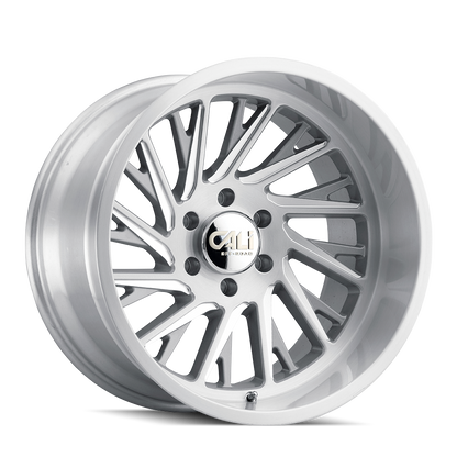 CALI OFF-ROAD INVADER 9115 20X10 -25 6x139.7 BRUSHED & CLEAR COATED