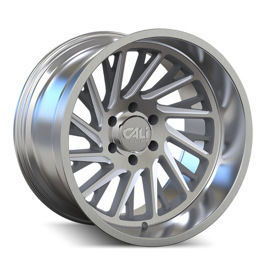 CALI OFF-ROAD PURGE 9114 20X12 -51MM 6x135 87.1MM BRUSHED CLEAR GLOSS