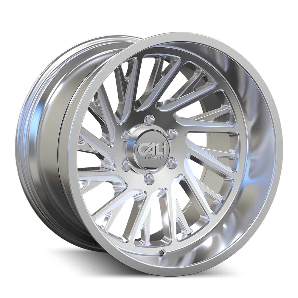 CALI OFF-ROAD PURGE 9114 22X12 -51MM 6x135 87.1MM POLISHED/MILLED SPOKES