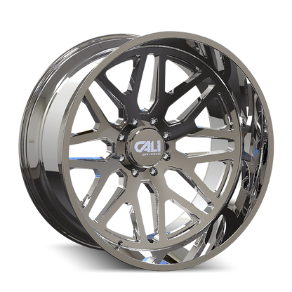 CALI OFF-ROAD INVADER 9115 28X12 -44 6x139.7 CHROME