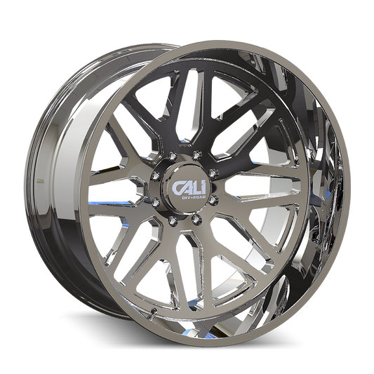 CALI OFF-ROAD INVADER 9115 28X12 -44 6x139.7 CHROME