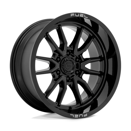 FUEL 1PC D760 CLASH 20X9 1 8X165.1 GLOSS BLACK