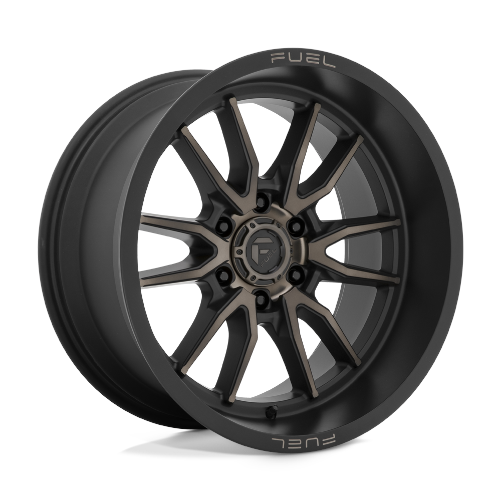 FUEL 1PC D762 CLASH 20X9 1 8X165.1 MATTE BLACK DOUBLE DARK TINT