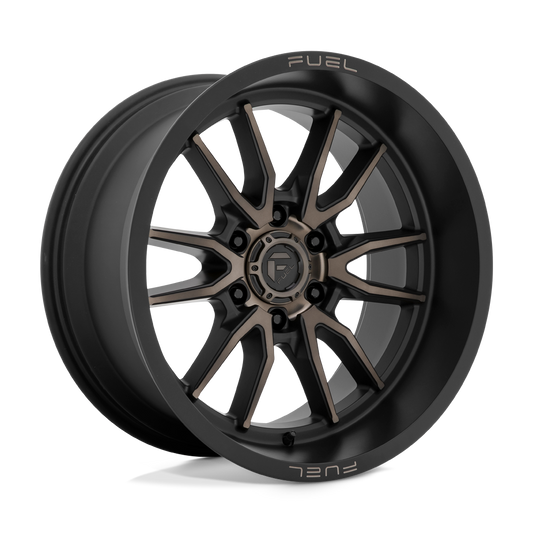 FUEL 1PC D762 CLASH 20X9 1 8X180/8X7.1 MATTE BLACK DOUBLE DARK TINT