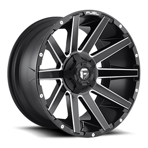 Fuel Contra D616 22x12 -44 8x170 Matte Black and Milled