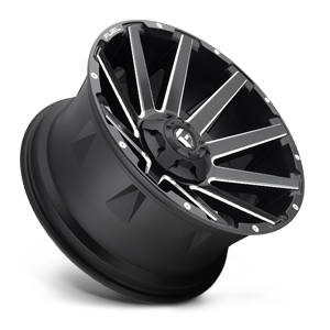 Fuel Contra D616 22x10 -18 5x114.3(5x4.5)/5x127(5x5) Matte Black and Milled