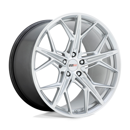 Cray HAMMERHEAD 18X9 50 5X120.65/5X4.75 GLOSS SILVER W/ MIRROR CUT FACE