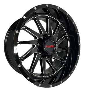 Offroad Disaster D01 20x12 -44 6x135/6x139.7 Gloss Black Milled