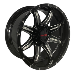 Offroad Disaster D02 20x10 -12 6x135/6x139.7 Gloss Black Milled