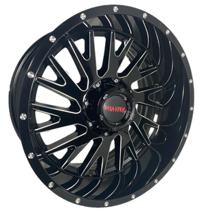 Offroad Disaster D03 20x10 -12 5x127/5x139.7 Gloss Black Milled