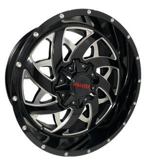 Offroad Disaster D94 20x10 -12 6x135/6x139.7 Gloss Black Milled