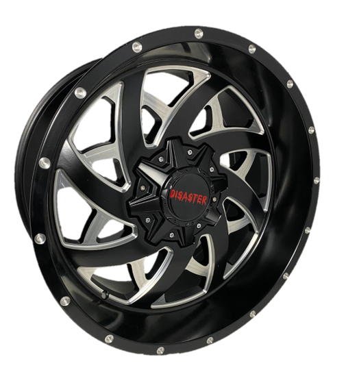 Offroad Disaster D94 20x10 -12 5x127/5x139.7 Satin Black Milled