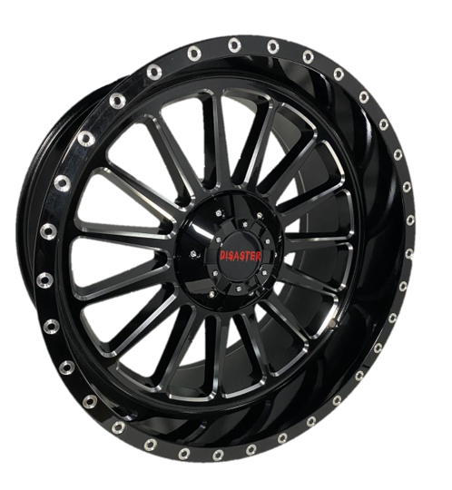 Offroad Disaster D96 20x10 -12 5x127/5x139.7 Gloss Black Milled