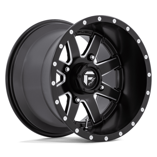 FUEL UTV D538 MAVERICK 15X10 0 4X156 MATTE BLACK MILLED