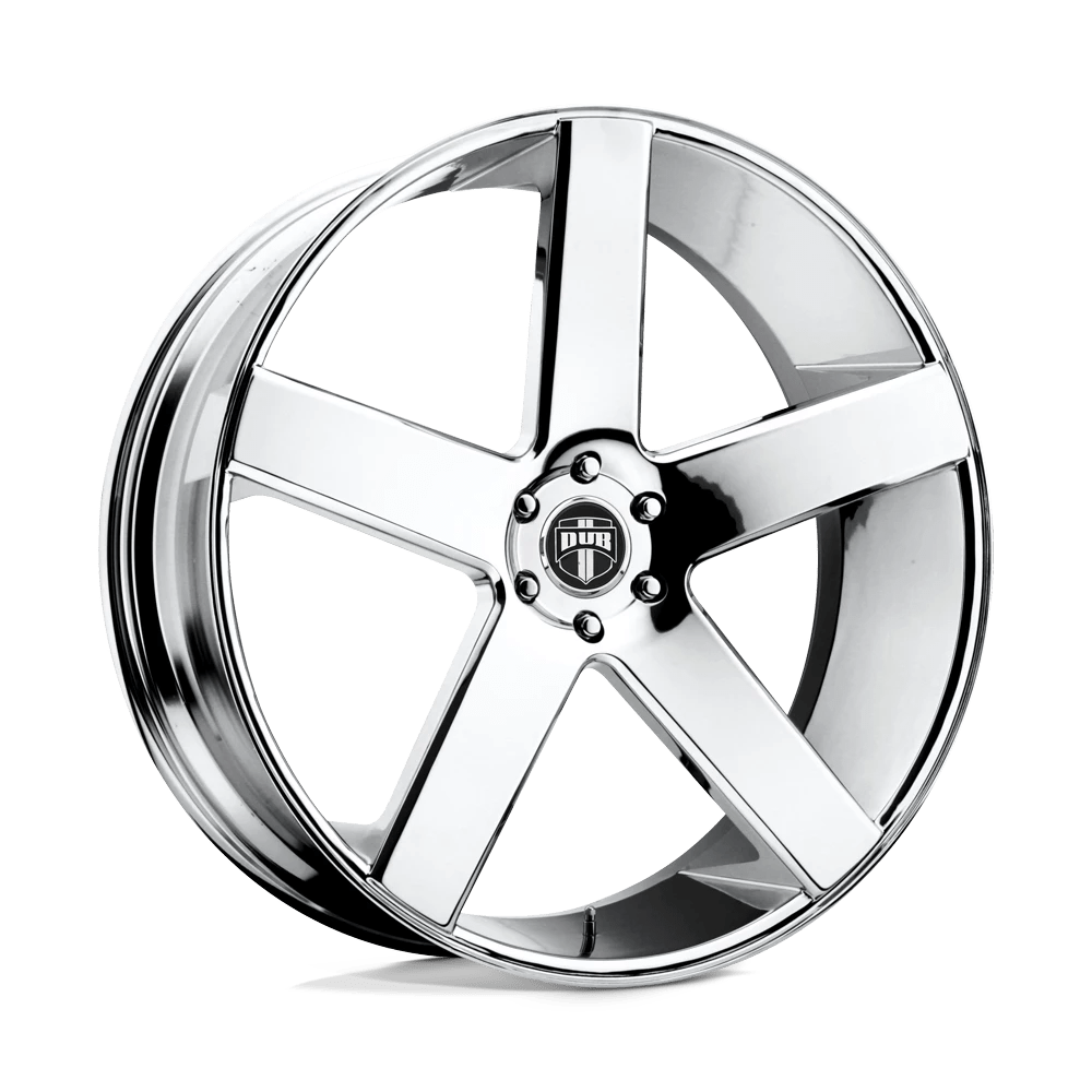 DUB 1PC S115 BALLER 28X10 31 6X135/6X5.3 CHROME PLATED